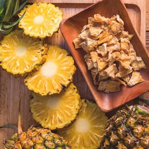 Anneaux d'ananas secs les plus vendus en vrac meilleur prix collations aux fruits tropicaux ananas tranchés déshydratés - Product Image 3