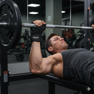 ถุงมือยิมมืออาชีพ ถุงมือยิมแบบครึ่งนิ้ว ถุงมือรองรับข้อมือ ถุงมือยิมระบายอากาศได้สำหรับถุงมือยกของสำหรับงานหนักแบบยูนิเซ็กซ์ - Product Image 6