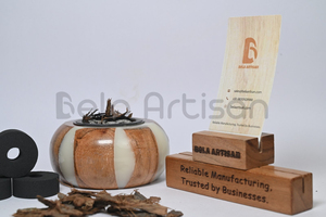 กระถางธูปไม้หรูหราขนาดเล็กทรงกลมแวววาว2025เครื่องหอมดูไบตะเกียงน้ำมันเซรามิกสีขาวและที่วางเทียนโดย Bela Artisan - Product Image 4