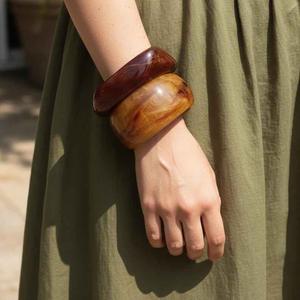 Bracelets et joncs en résine pour femmes, nouvelle collection, bijoux de style ange pour les fêtes et les mariages, haute qualité - Product Image 2