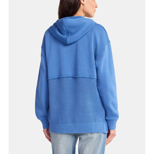 Sweat à capuche en polaire chaud pour femmes Pull élégant Sweat-shirt décontracté à capuche pour femmes Fabrication personnalisée directe d'usine - Product Image 3