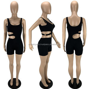 Mono Deportivo de Alta Calidad para Mujer, Traje de una Pieza para Ejercicio, Yoga y Deportes, Largo hasta la Rodilla, para Primavera - Product Image 2