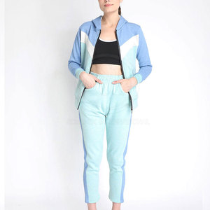 Ensemble de survêtement à capuche pour femme, nouvelle collection, couleur unie, décontracté, hiver, 100 % coton, séchage rapide, respirant, 2 pièces, long - Product Image 4