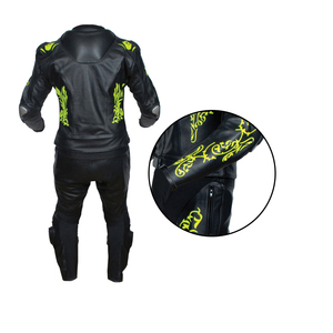Traje de Motociclismo de Cuero, Cortavientos y Transpirable, Conjuntos de 1 y 2 Piezas para Hombre, Invierno - Product Image 5
