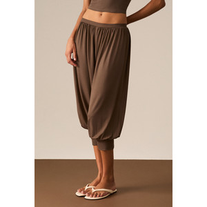 <span class=keywords><strong>Pantaloni</strong></span> Harem da <span class=keywords><strong>Donna</strong></span> in <span class=keywords><strong>Viscosa</strong></span> Morbida ed Elastica con Vita Elasticizzata di Ethiquet Hanoi - Product Image 6