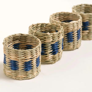 ชุดแหวนรองผ้าเช็ดปากจากหญ้าทะเล 4 ชิ้น ผลิตในเวียดนาม รับผลิตแบบ OEM ODM พร้อมสีสันหลากหลาย ราคาสุดคุ้ม - Product Image 6