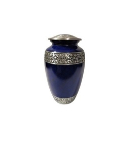 Urna Funeraria de Metal de Color Único, Ecológica, Estilo Americano, Personalizable, Diseño Elegante Dorado, Duradera, Proveedor Mayorista - Product Image 1