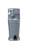 Station de lavage des mains sur roues SUNRISE PH-120 avec pompe à pied, réservoir d'eau potable de 60 L pour les chantiers de construction