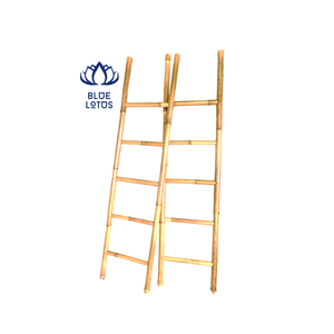 ÉCHELLE EN BAMBOU personnalisé différentes tailles conception quantité en vrac prix de gros meilleur fournisseur du Vietnam - Product Image 1