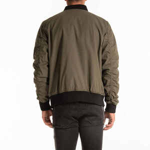 Meilleur prix de gros Veste bomber slim fit pour homme Style unique Vêtement décontracté Couleur et taille personnalisées Vestes bomber pour homme - Product Image 3