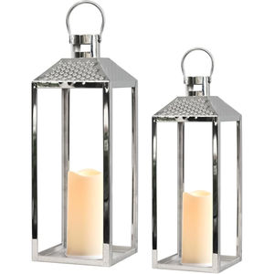 Elegance Home Decor Silverware Candle Holder <b>Christmas</b> Decor Metal Stainless Steel Hanging <b>Lantern</b> for Wedding Events Usage - Product Image 4