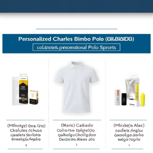 Polo Personalizzate Charles Bimbo, Gadget Personalizzati per Uso Promozionale - Product Image 2