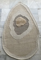 Tapis moderne en laine tressée nouée à la main, antidérapant, forme abstraite, tissage plat, prix direct usine, ensemble de tapis pour la maison