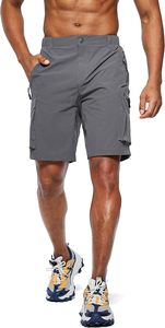 TESSUTO Pantalones Cortos para Hombre, Shorts Cargo de Secado Rápido para Senderismo, Viajes al Aire Libre con Múltiples Bolsillos para Deportes de Aventura y Pesca - Product Image 2