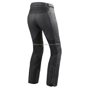 Équipement de motard de qualité supérieure Pantalon en cuir de moto noir Protection blindée Genoux Slim Fit Idéal pour la moto et la course - Product Image 2