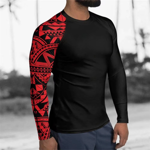 Spider Print Compression Shirts for Men Training <b>Long</b> <b>Sleeve</b> Rash Guard Gym Workout Tshirt Athletic Quick Dry <b>Undershirts</b> Tops - Product Image 5