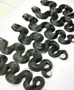 ¡Cabello Barato! Extensiones de Cabello Virgen Remy Vietnamita AZURA HAIR, 100% Naturales, Onduladas, Doble Trama Profunda, Color Negro, Sin Costuras, de Lujo - Product Image 6