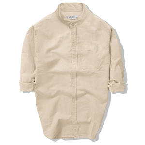 Camisa Oxford con Cuello Mao y Bolsillo para Hombre TST 8139 - Product Image 2