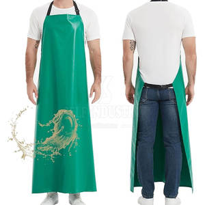 Reasonable Price Premium Quality Durable Leather <b>Waterproof</b> Bib <b>Apron</b>-Eco-Friendly & Customizable - Product Image 1