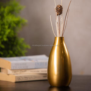 Florero de Metal hecho a mano de lujo decoración del hogar maceta florero para mesa para restaurantes - Product Image 3