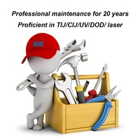 Reparatie van MXT Inkjetmachines CIJ TIJ UV DOD Professionele Inkjetprinter Pedestal Mount 12V 120W After-sales Reparatieservice Model