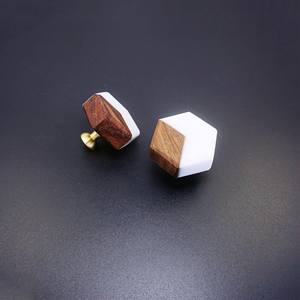 Bouton de meuble en pierre Chevron poli, couleur, forme et taille personnalisées, fabriqué en Inde - Product Image 6