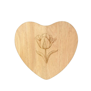 Tabla para cortar verduras de madera de acacia, tabla para cortar quesos de madera con diferentes formas y tamaños - Product Image 3