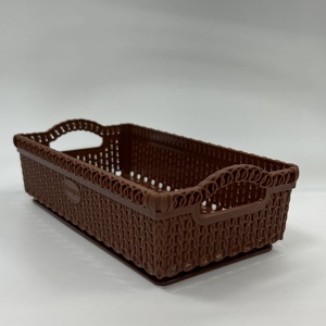 Aesthetic <b>Plastic</b> Utility Basket for Modern Kitchen for Homes and Hospitality Spaces Global Export - Product Image 2
