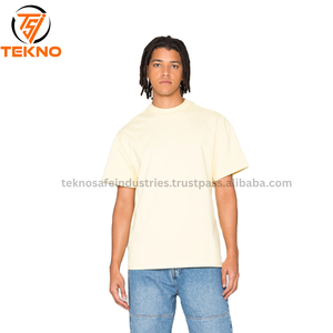 Chemise en jersey personnalisée 100% coton pour hommes, respirante et extensible avec logo personnalisé imprimé, t-shirt anti-rides grande taille pour hommes - Product Image 5