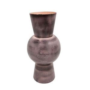 Vase à fleurs en fer plaqué de bois de pêche, Pot de fleurs au Design moderne pour mariage, dessus de Table et décoration de la maison - Product Image 5