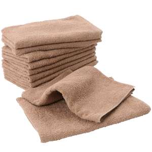 HIORIE-toalla de mano de algodón 100%, toalla de cara de 34x90cm, 300GSM, marrón, Senshu, hecha en Japón, venta al por mayor - Product Image 1