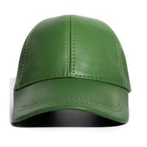 New Unisex Waterproof Leather Baseball Cap Vintage Style 3D Embroidered Logo Puff Adjustability Sporty Pattern Corporate Events - Product Image 5