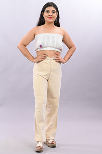 Direct Selling Cotton Slim Fit Pants & <b>Trousers</b> Long Harem Pants Breathable <b>Women</b> Work <b>Trousers</b> OEM Casual Softener Pants - Product Image 3