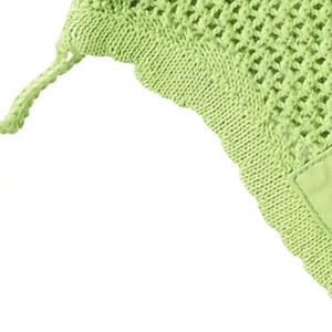 Diseño personalizado de alta calidad Color verde Horse Fly Veil Ear Bonnet Producto de equitación ecuestre disponible en todos los diseños - Product Image 2