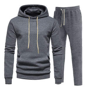 Hombres Sudadera con capucha y sudadera Pantalones de chándal Jogger Conjuntos Cargo Pantalones Chándales Unisex Trajes de chándal - Product Image 4