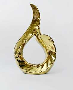 Decorative Polished Modern Brass Taj Mahal <b>Plate</b> Stand Top Selling <b>Rack</b> at Cheap Wholesale Price Elegant for Home - Product Image 1