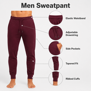 Pantalon de survêtement pour homme au look minimaliste, construction confortable et coupe décontractée, parfait pour se détendre, faire des exercices et porter au quotidien. - Product Image 6