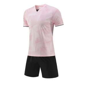 ชุดฟุตบอลแบบใหม่ปี 2025 ออกแบบเองได้ ชุดทีมฟุตบอลแบบซับลิเมชั่น ยูนิเซ็กซ์ ผ้าโพลีเอสเตอร์ 100% ระบายอากาศดี ขายส่ง - Product Image 4