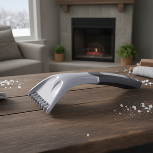 Deluxe Ice Scraper with Secure Grip Grooved Handle Premium Squeegee for Convenient Use - Product Image 3