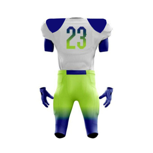 Transfert de chaleur impression équipe de Football uniforme respirant à manches courtes maillot de Football américain hauts hommes maillot de Football américain - Product Image 3