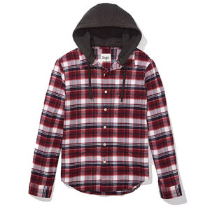 Camisetas de franela pesada personalizadas para hombre, camisetas de manga larga de color sólido, franelas transpirables de talla grande para primavera - Product Image 4