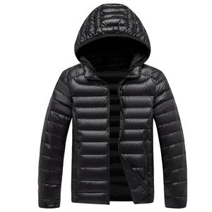 Men's Hooded Bomber <b>Jacket</b> High Street Style <b>Waterproof</b> Windproof <b>Winter</b> Custom Front Logo Puffer <b>Jacket</b> Wholesale - Product Image 4