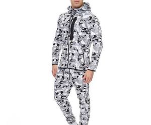 Ensemble de survêtement veste de survêtement pour hommes vêtements d'entraînement de sport hommes joggeurs costumes ensemble vêtements d'hiver en gros - Product Image 1