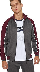 ชุดวอร์มผ้าฟลีซสำหรับผู้ชายสีพื้นมีฮู้ดและกางเกงผ้าโพลีเอสเตอร์ผ้าคอตตอนเนื้อนุ่มสำหรับสวมใส่ในฤดูใบไม้ผลิและฤดูใบไม้ร่วง - Product Image 2