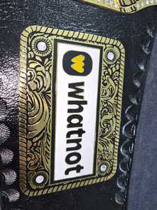 Customized Championship <b>Belt</b> with leather strap - Product Image 6