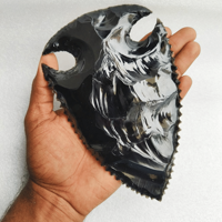 Obsidienne noire polie de grande taille, pierre précieuse naturelle Feng Shui, pointe de flèche en agate, haute qualité, fabricants et fournisseurs