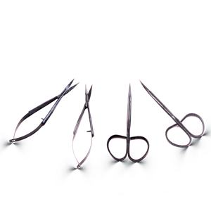 Coupe-cuticules de haute qualité, finition plasma noire, outils de soin des ongles, logo personnalisé, ciseaux à ressort pour manucure, série Expert - Product Image 5