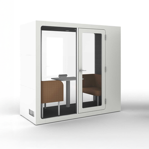 Prestige Acoustic <b>Office</b> <b>Pods</b> Vis-a-Vis X Soundproof Modular Booth for Professional Spaces - Product Image 1