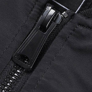 Custom Embroidery Logo Polyester/Nylon Slim Stand Collar Vintage Motor Jacket Casual Reversible Waterproof High Collar Jackets - Product Image 2