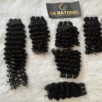 Cheveux cambodgiens bruts d'un seul donneur, fournisseurs de cheveux de haute qualité, cheveux bouclés noirs birmans, trame Genius, double trame, faisceau de cheveux de GK Natural